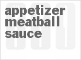 recipe for slow cooker appetizer meatball sauce