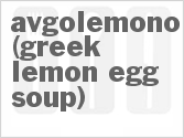 recipe for avgolemono (greek lemon egg soup)