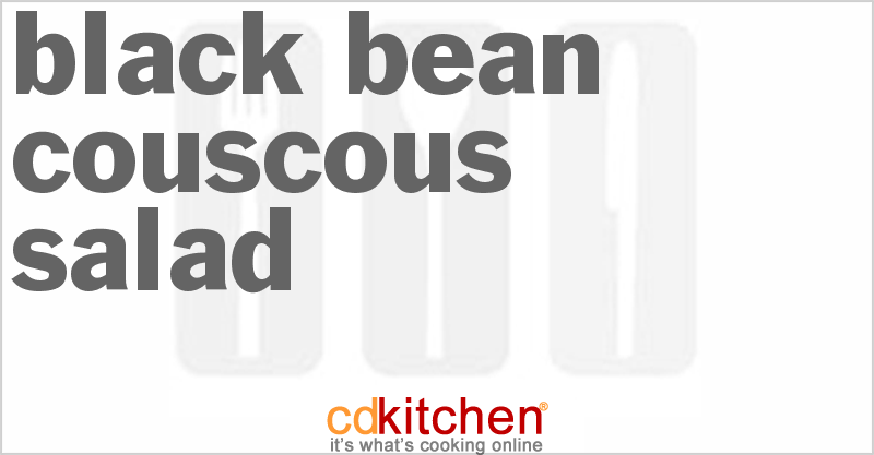 Black Bean Couscous Salad - CDKitchen.com