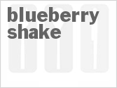 recipe for blueberry shake
