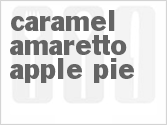 recipe for caramel-amaretto apple pie