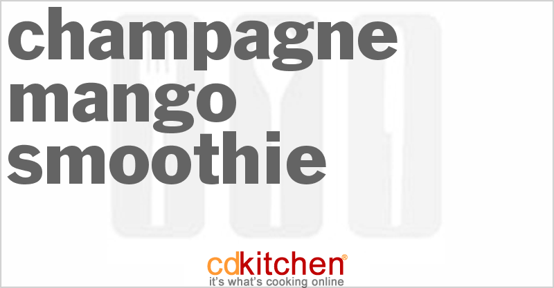 Champagne Mango Smoothie - CDKitchen.com