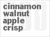 recipe for slow cooker cinnamon walnut apple crisp