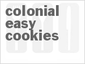 recipe for colonial easy cookies
