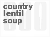recipe for country lentil soup