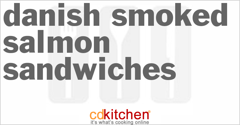 Danish Smoked Salmon Sandwiches - CDKitchen.com