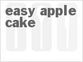 recipe for easy apple cake