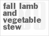 recipe for fall lamb and vegetable stew