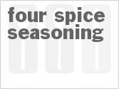 recipe for four spice seasoning