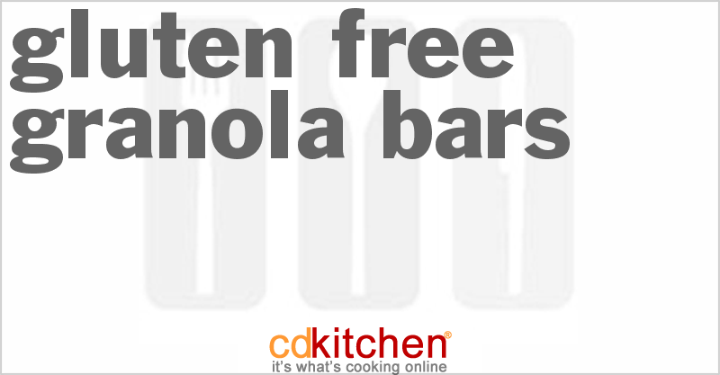 Gluten-Free Granola Bars - CDKitchen.com