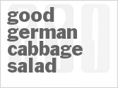 recipe for good german cabbage salad