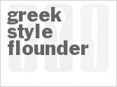 recipe for greek style flounder