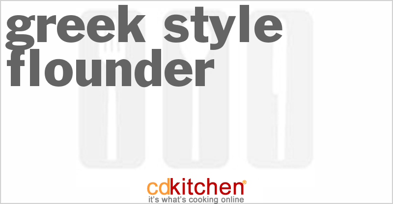Greek-Style Flounder - CDKitchen.com