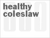 recipe for healthy coleslaw