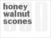 recipe for honey walnut scones