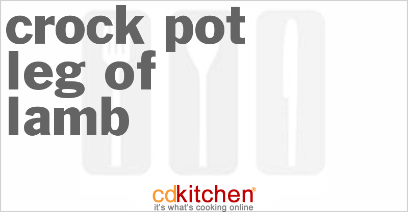 Leg Of Lamb - CDKitchen.com