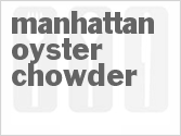 recipe for manhattan oyster chowder
