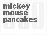recipe for mickey mouse pancakes