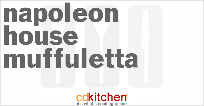 Napoleon House Muffuletta - CDKitchen.com