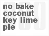 recipe for no bake coconut key lime pie