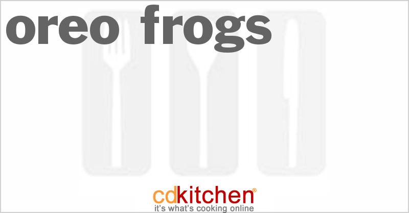 Oreo Frogs - CDKitchen.com