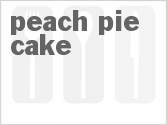 recipe for peach pie cake