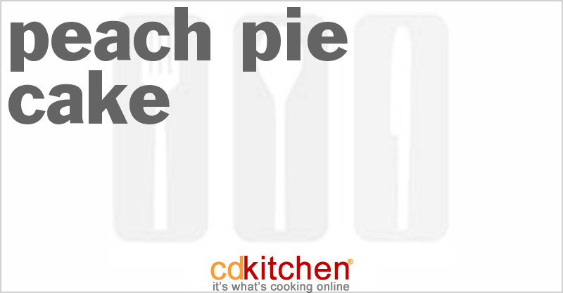 Peach Pie Cake - CDKitchen.com