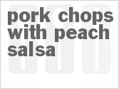 recipe for pork chops with peach salsa