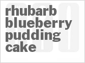 recipe for slow cooker rhubarb-blueberry pudding cake