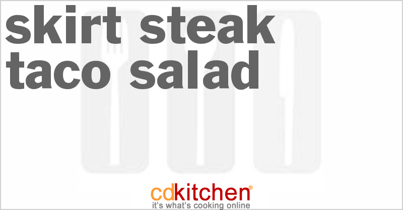Skirt Steak Taco Salad - CDKitchen.com