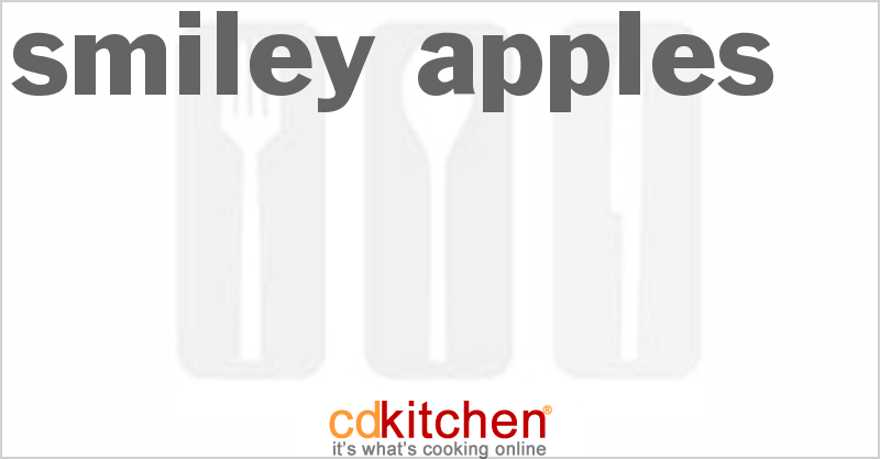 Smiley Apples - CDKitchen.com