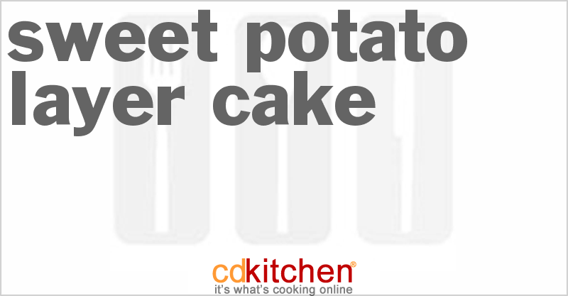 Sweet Potato Layer Cake - CDKitchen.com
