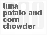 recipe for slow cooker tuna, potato, and corn chowder