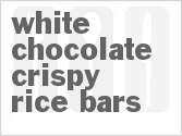 recipe for white chocolate crispy rice bars