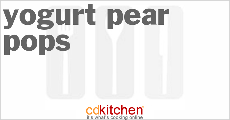 Yogurt Pear Pops - CDKitchen.com