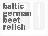 Baltic German Beet Relish