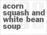 recipe for acorn squash and white bean soup
