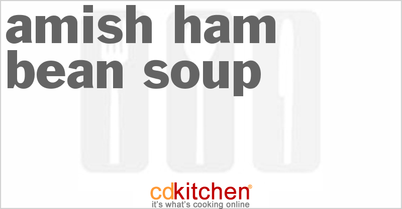 Amish Ham Bean Soup - CDKitchen.com