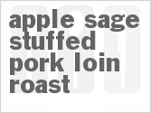 recipe for apple stuffed pork loin roast