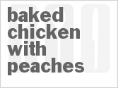 recipe for baked chicken with peaches