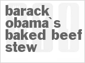 recipe for barack obama's baked beef stew