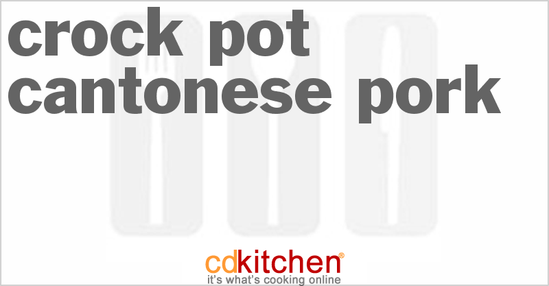 Cantonese Pork - CDKitchen.com