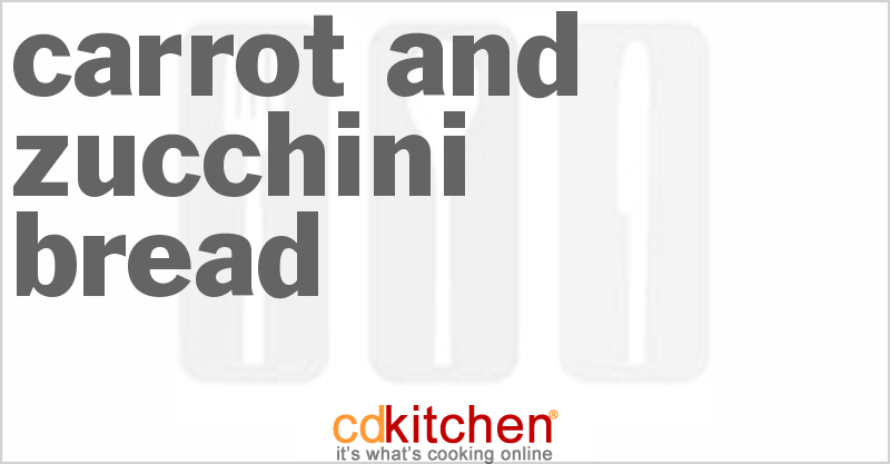 Carrot And Zucchini Bread - CDKitchen.com