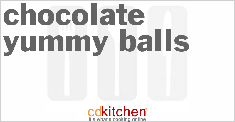 Chocolate Yummy Balls - CDKitchen.com