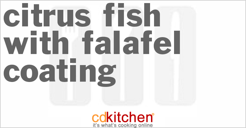Citrus Fish with Falafel Coating - CDKitchen.com
