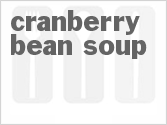 recipe for cranberry bean soup