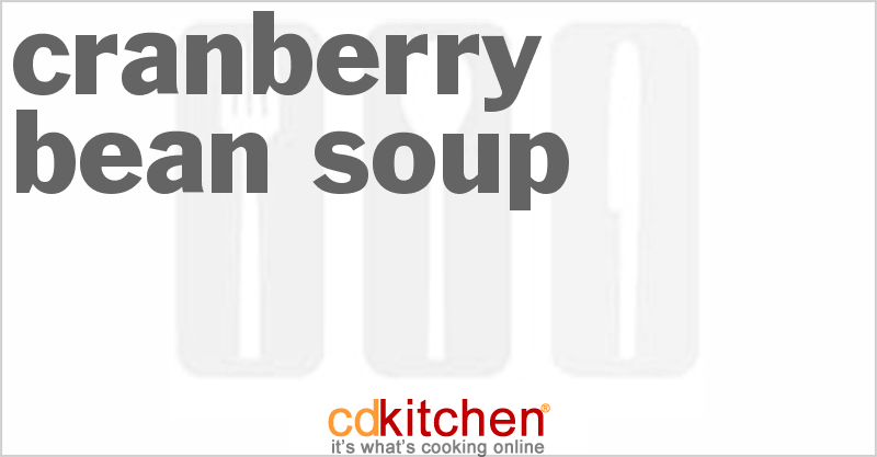 Cranberry Bean Soup - CDKitchen.com
