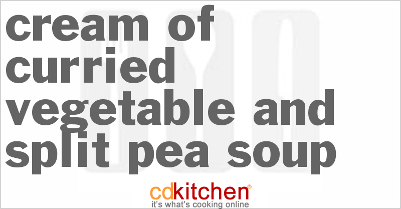Cream of Curried Vegetable and Split Pea Soup - CDKitchen.com