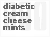 recipe for diabetic cream cheese mints