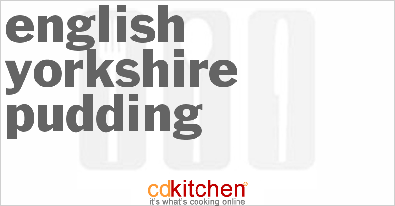 English Yorkshire Pudding - CDKitchen.com